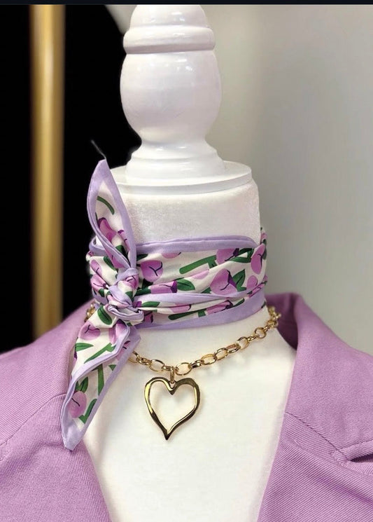 Lavender Tulip Scarf