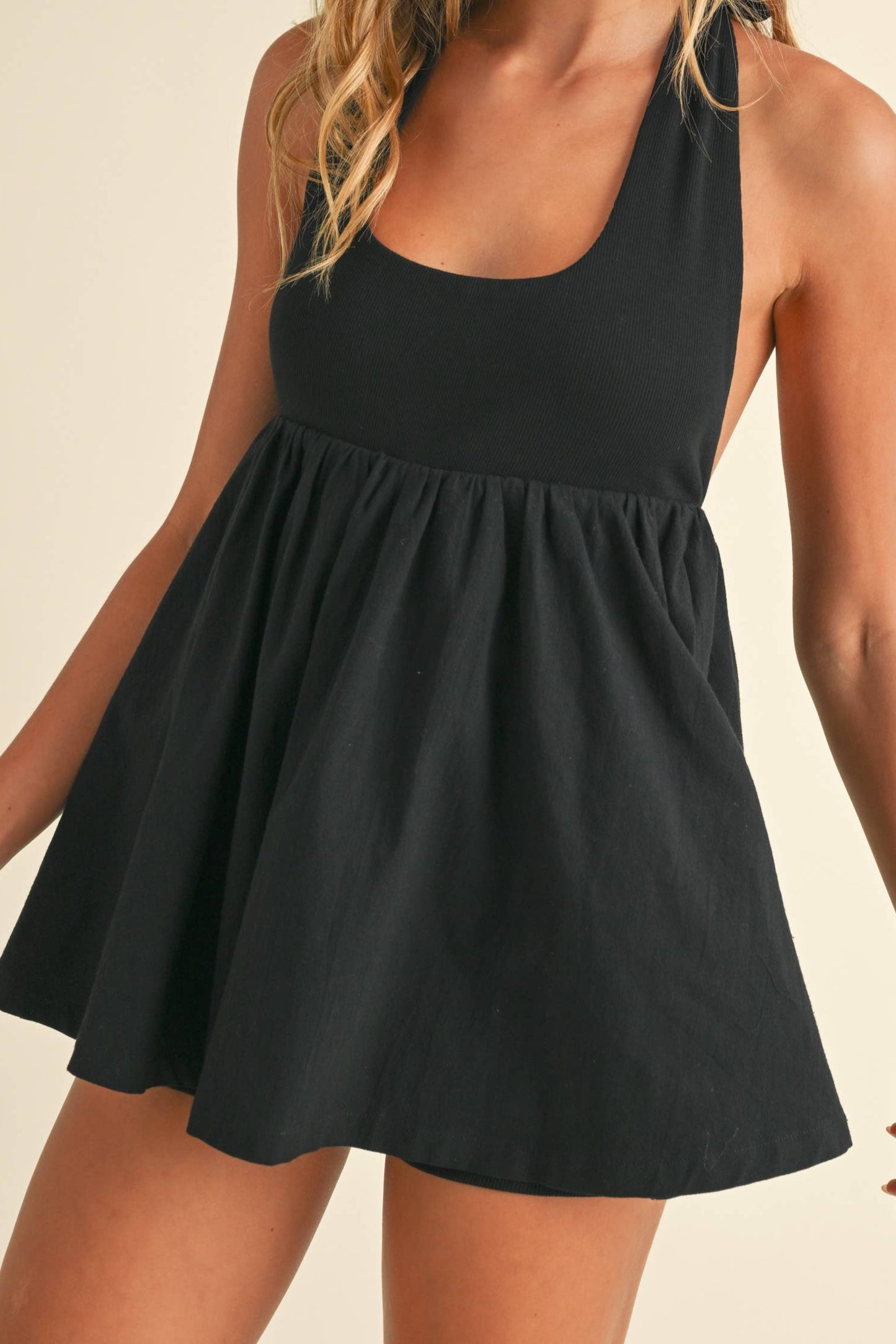 Halsey Babydoll Romper