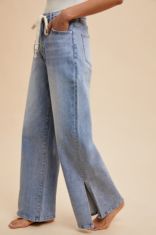 Stevie Drawstring Jeans