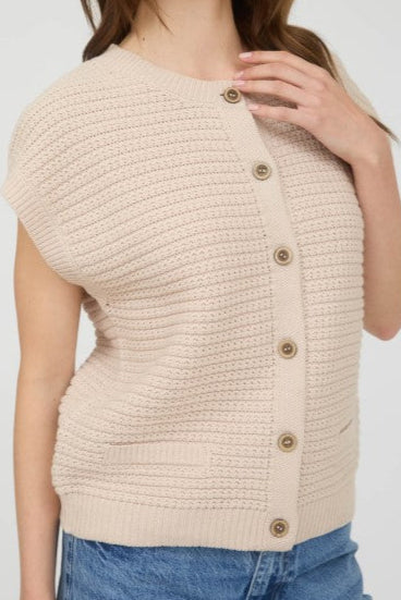 Harvest Vest-Oatmeal