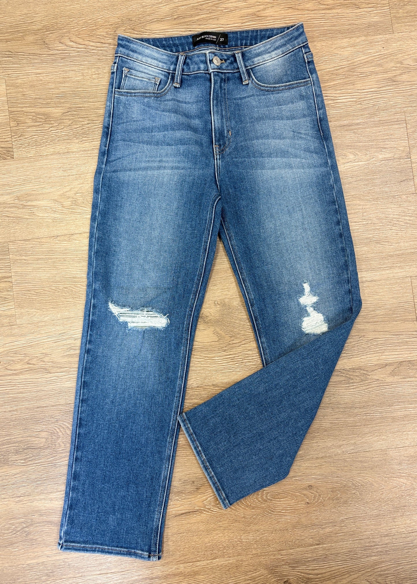 Vaeda Jean - Slim Straight Distressed