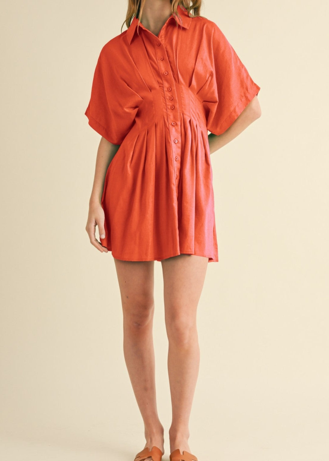 Dance Her Home Dress-Burnt Orange