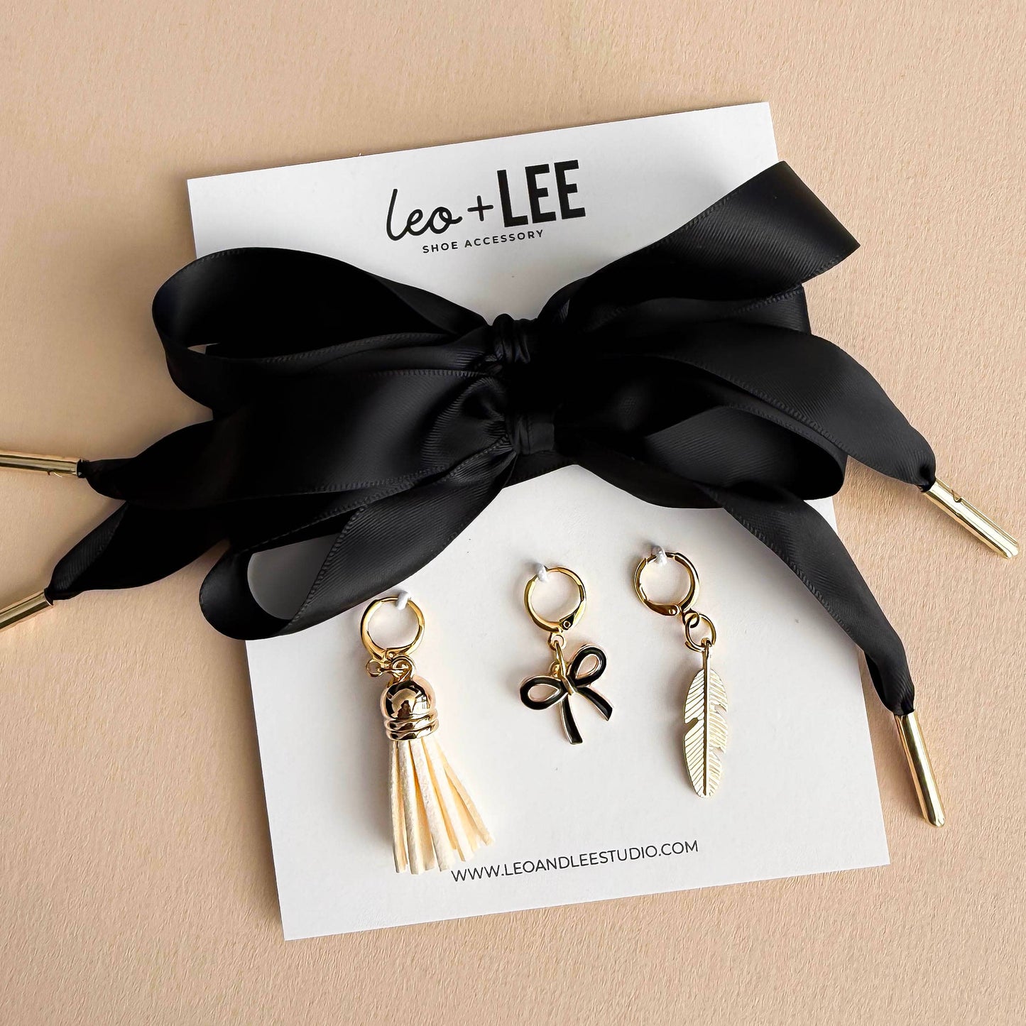 Black Satin Shoelace