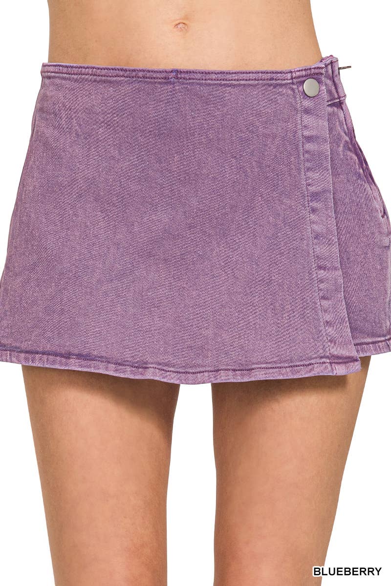Selena Skort-Lavender Mineral Wash