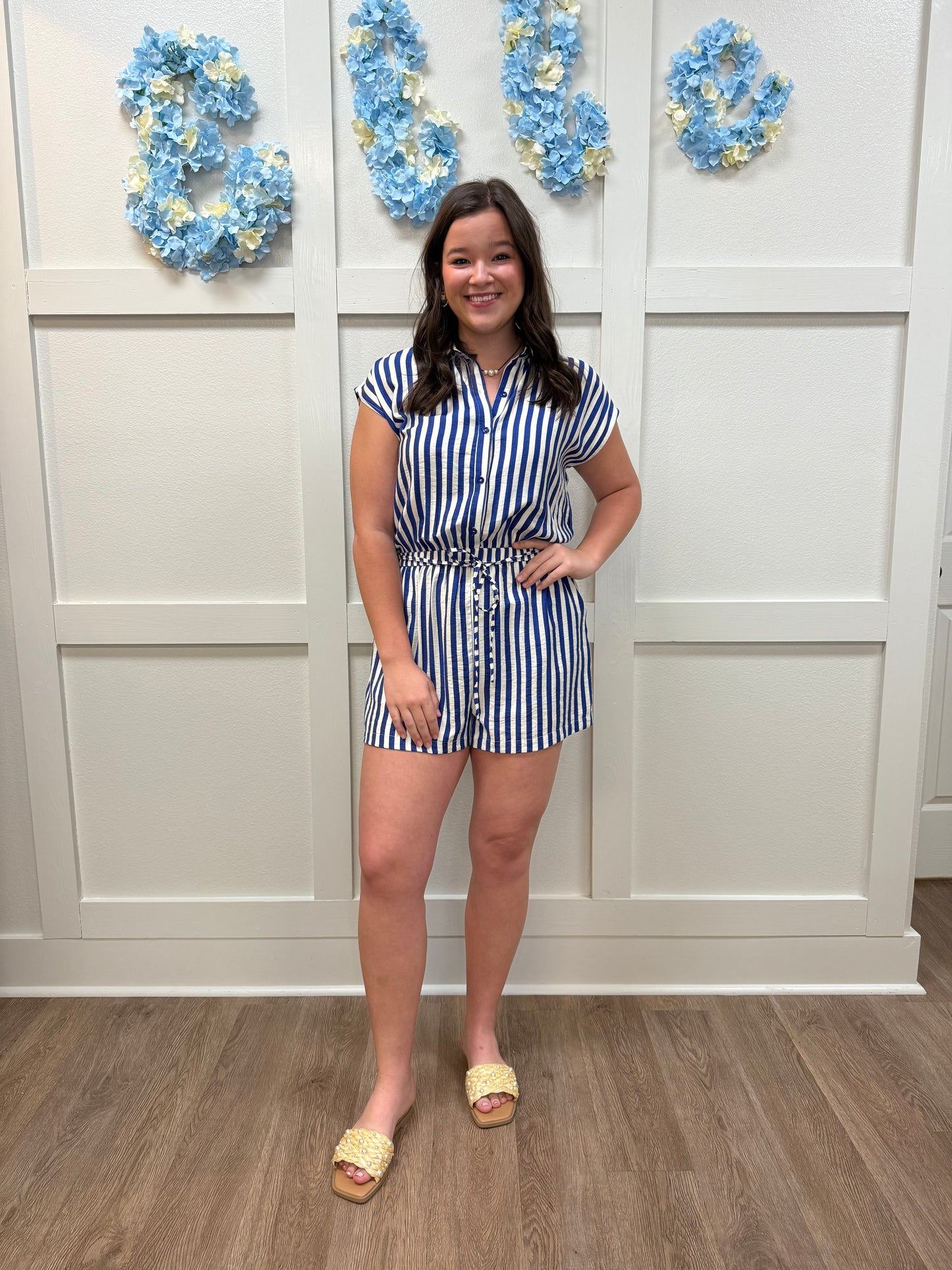 Glory Striped Romper