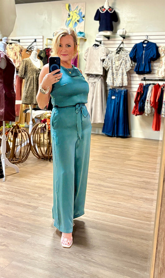 Samantha Jumpsuit - Teal