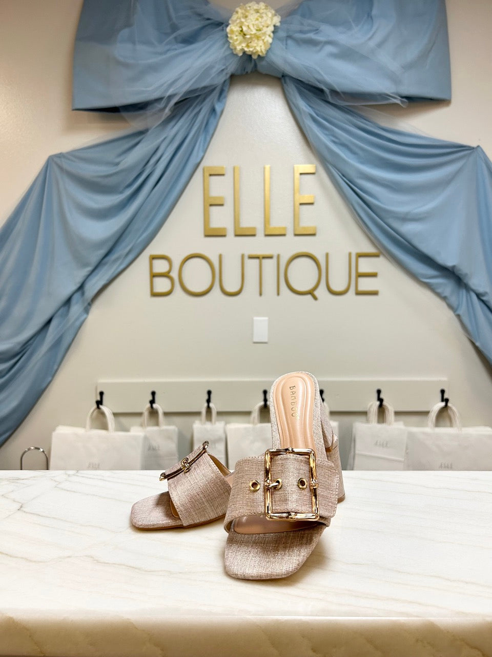 Claire Bamboo Heel