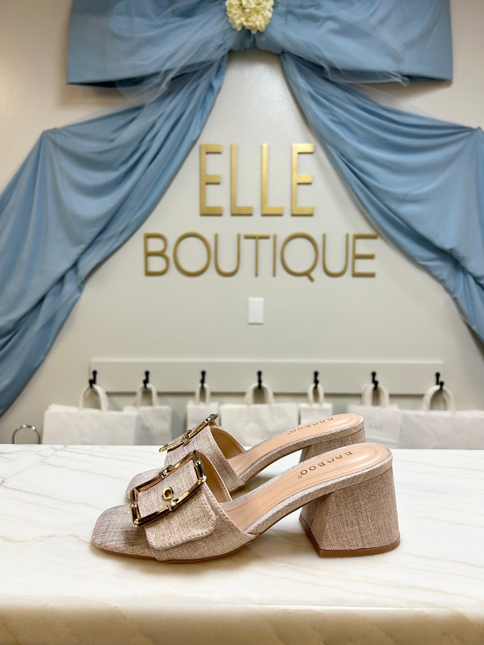 Claire Bamboo Heel