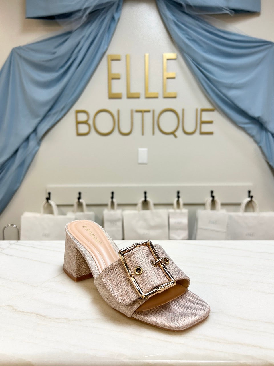 Claire Bamboo Heel