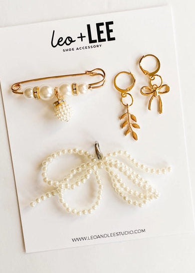 Pearl Shoe Charms