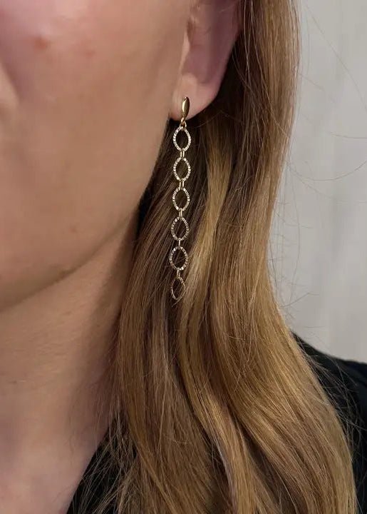 Blaire Chain Earrings - ElleBoutiqueZachary