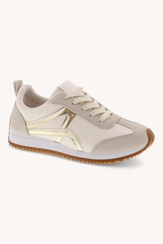 Glimmer Sneaker - Gold Strike