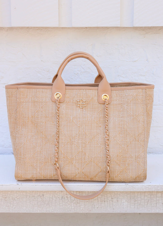 Melissa Tote Bag - Natural Tan