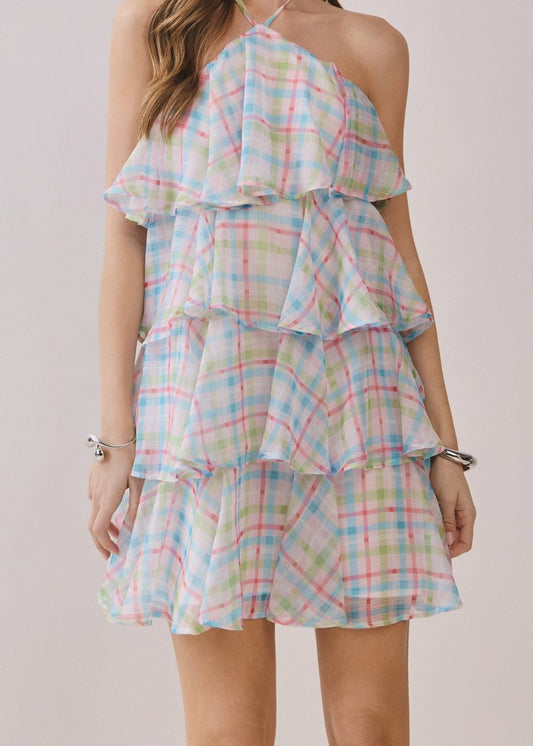 Pastel Dreams Tiered Ruffle Dress - ElleBoutiqueZachary