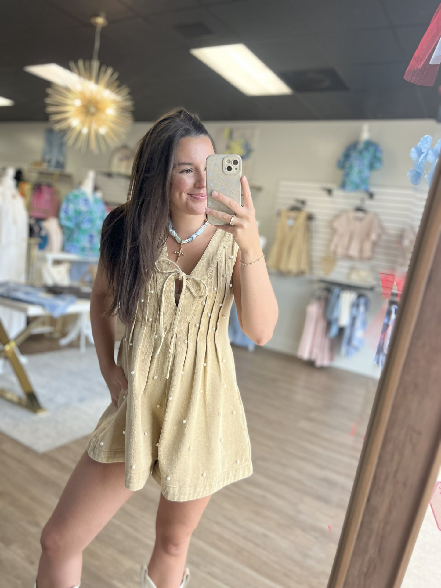 Nova Romper - Tan