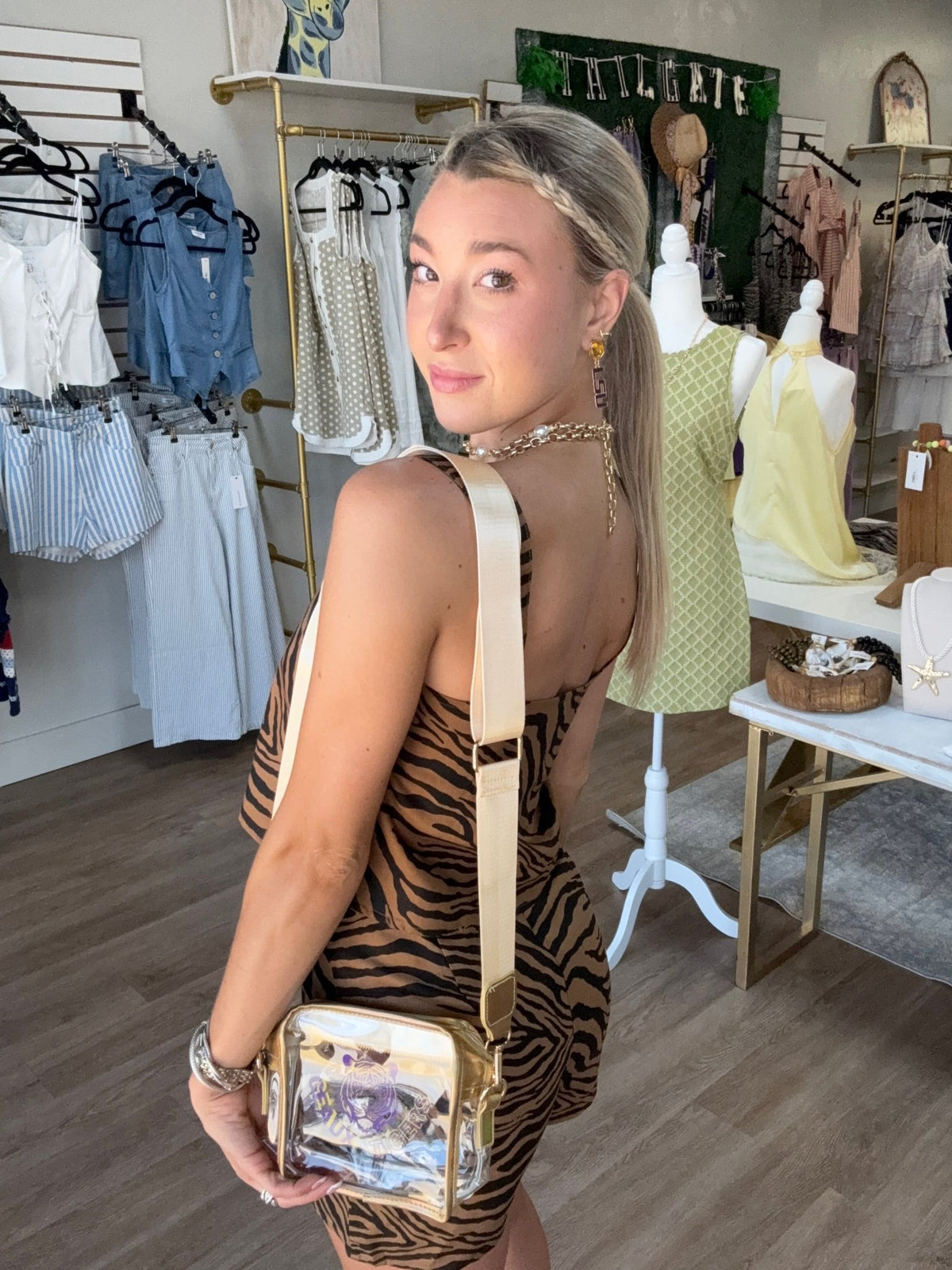 Tiger, Fierce & Fabulous Crop Top - ElleBoutiqueZachary