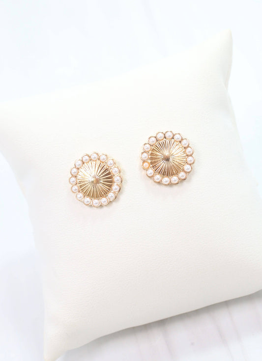 Roker Stud Earring Gold