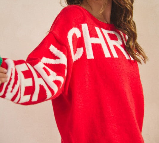 Christmas Mode Swtr-Red