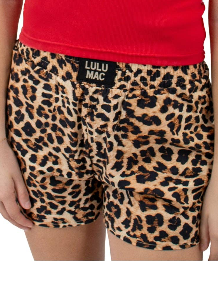 LULU MAC Leopard Shorts