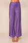 Purple Sequin Sparkle Pants