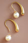 Teardrop Pearl Earrings