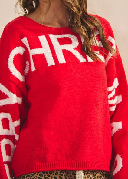 Christmas Mode Swtr-Red