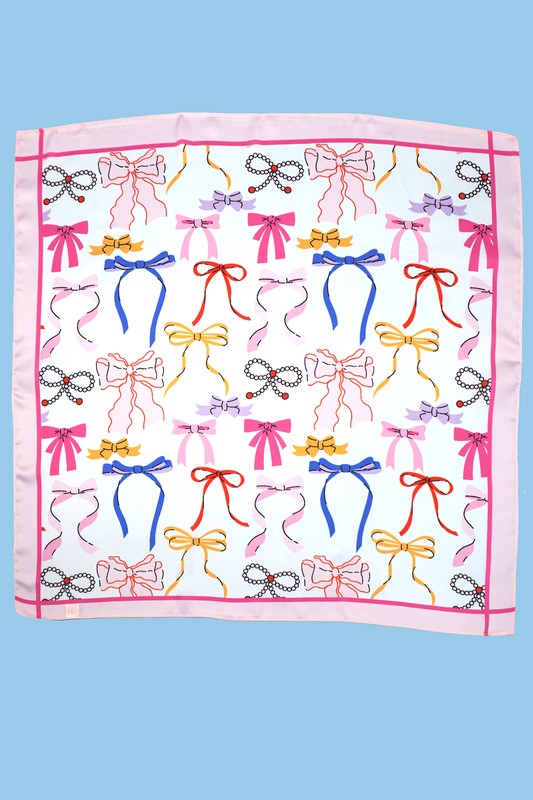 Pink Bow Scarf