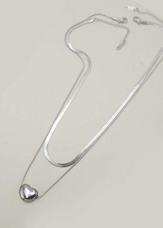 Silver Heart Stack