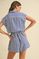 Glory Striped Romper
