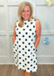 Classic Charm - Bow Back Polka Dot Dress