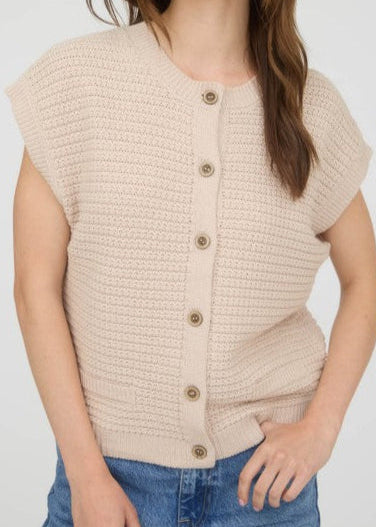 Harvest Vest-Oatmeal