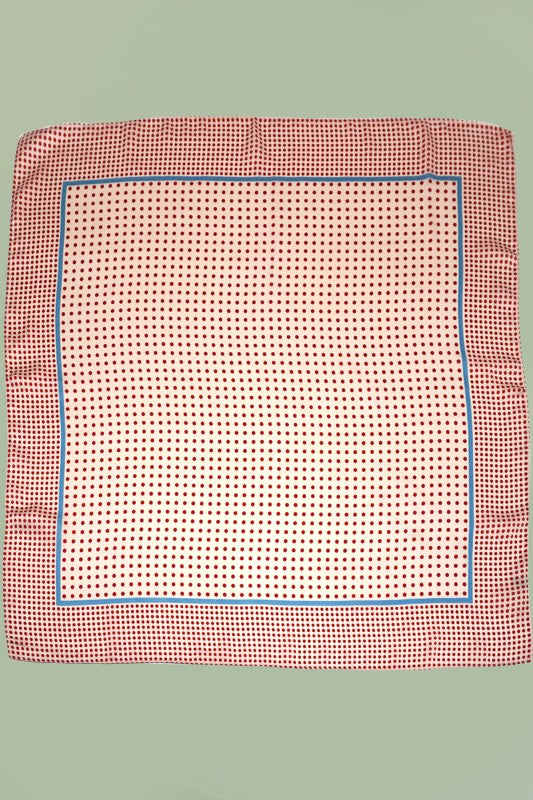 Red Polka Dot Scarf