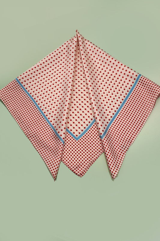Red Polka Dot Scarf