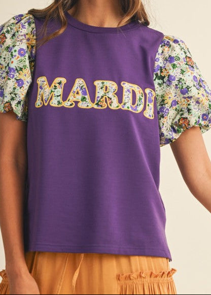 Mardi Floral Sleeve Top