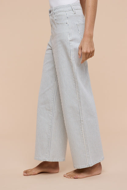 Preppy Stripe - Pinstripe Jeans