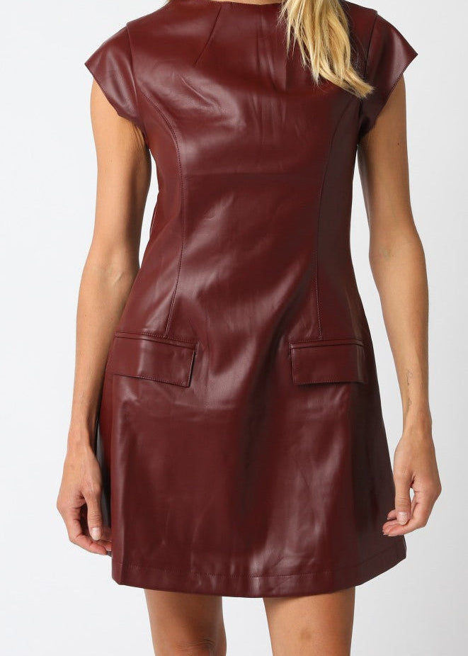 Laramie Dress - Leather