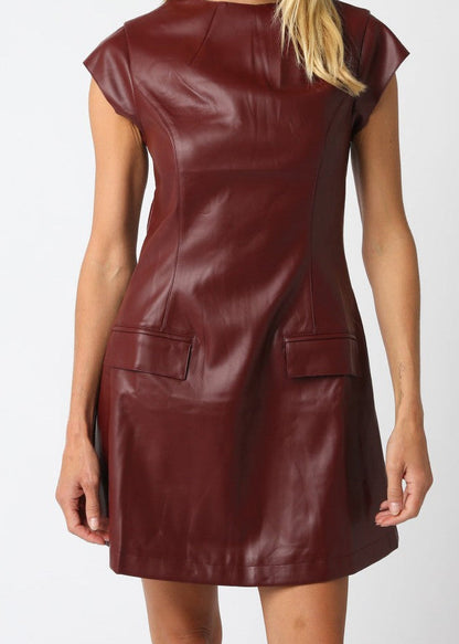 Laramie Dress - Leather