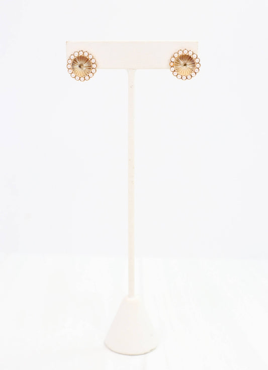 Roker Stud Earring Gold