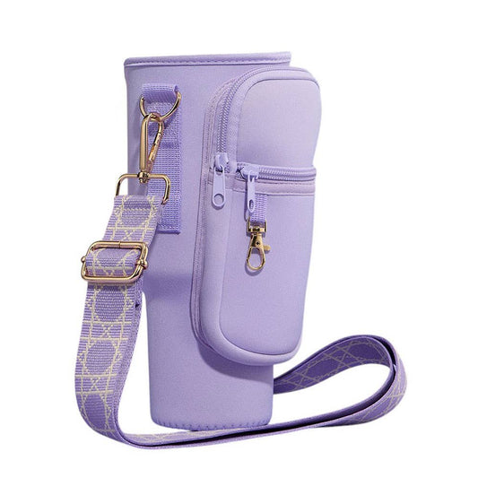Tumbler Carrier Holder Bag: Lavender