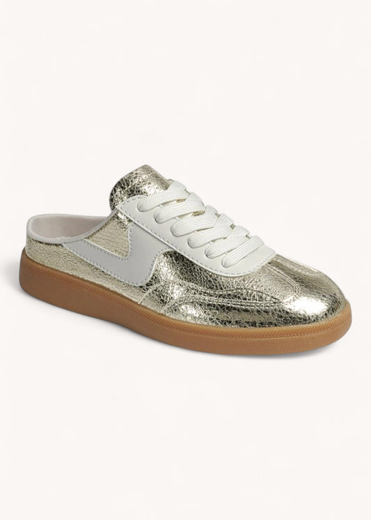 Golden Slide Sneaker