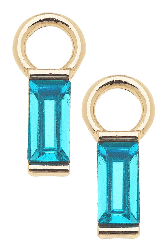 Teal Huggie Charm