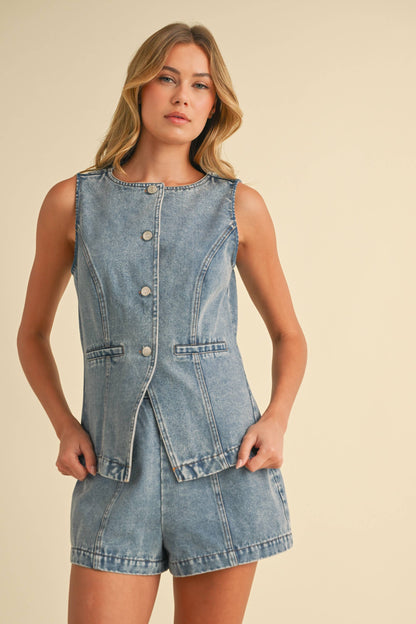 Heart Like a Truck- Denim Set