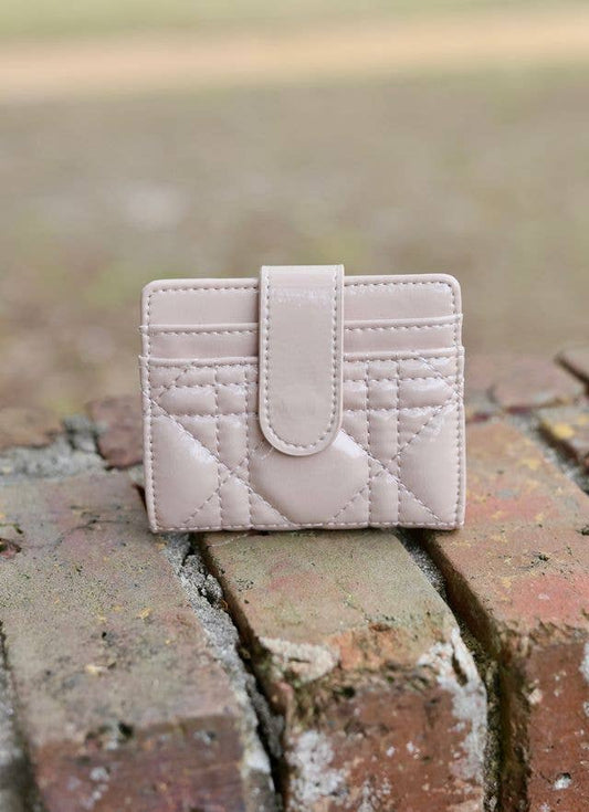 Tate Card Holder Wallet- Nude