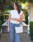 Brielle Bucket Bag Shimmer Champagne
