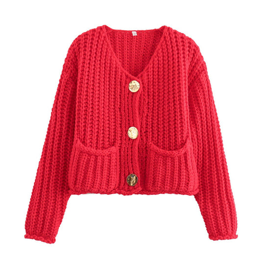 Sammy Cardigan-Red