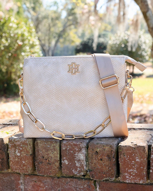 Ariana Crossbody Shimmer Champagne