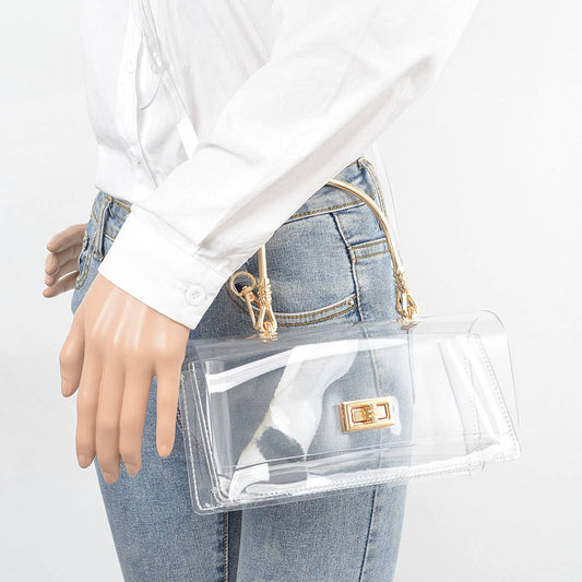‘Coming in Clutch’ Clear Purse