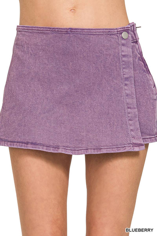 Selena Skort-Lavender Mineral Wash