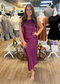 Wicked Dress - Eggplant