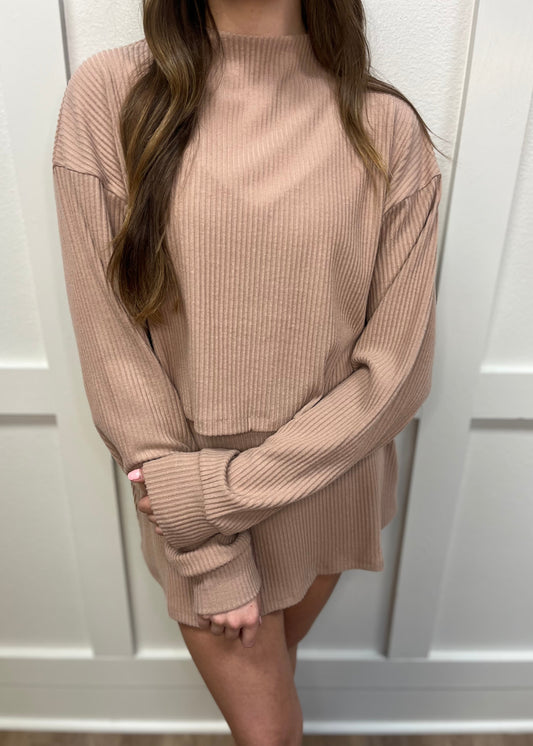 Reba Set - Taupe Skort